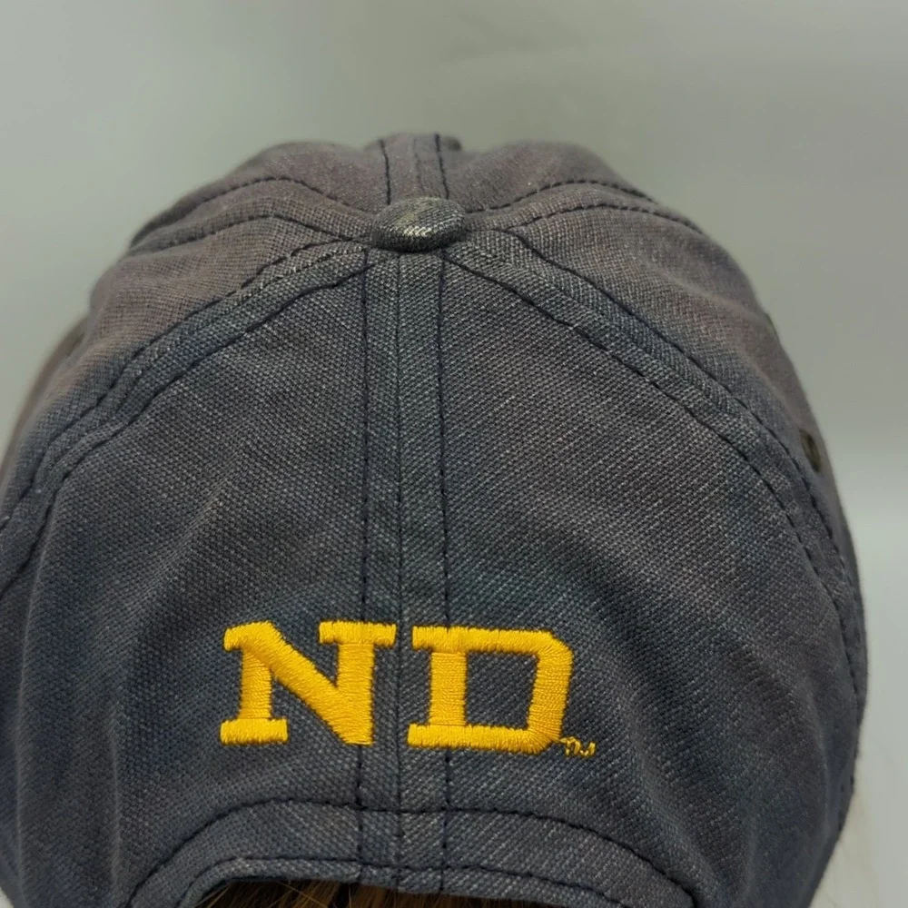 Vintage Notre Dame Irish Sports Specialties 90s Snapback Hat Cap USA Made Faded